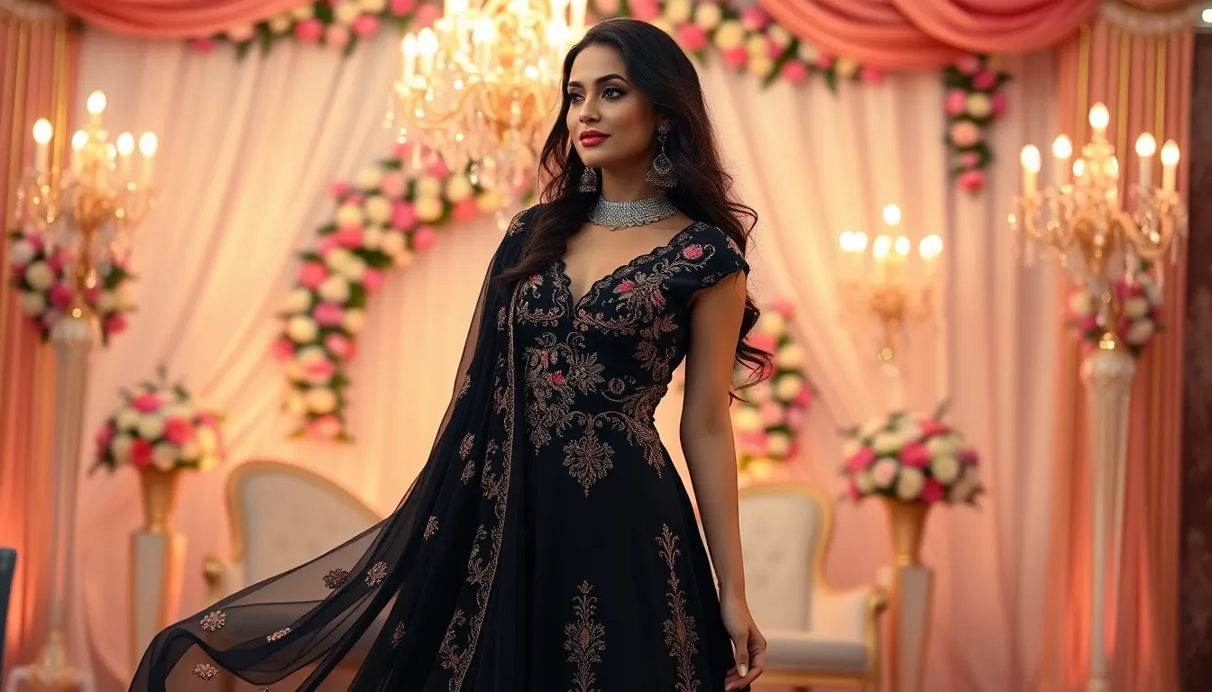Black Suit for Women Indian Party Wear: Ultimate Style Guide & Shopping Tips 4 Black Suit for Women Indian Party Wear: Ultimate Style Guide & Shopping Tips 3