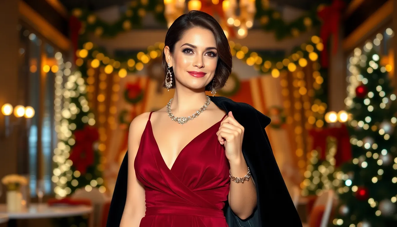 25 Classy Christmas Outfit Ideas for Women's Holiday Parties That Actually Look Chic 4 25 Classy Christmas Outfit Ideas for Women's Holiday Parties That Actually Look Chic 3