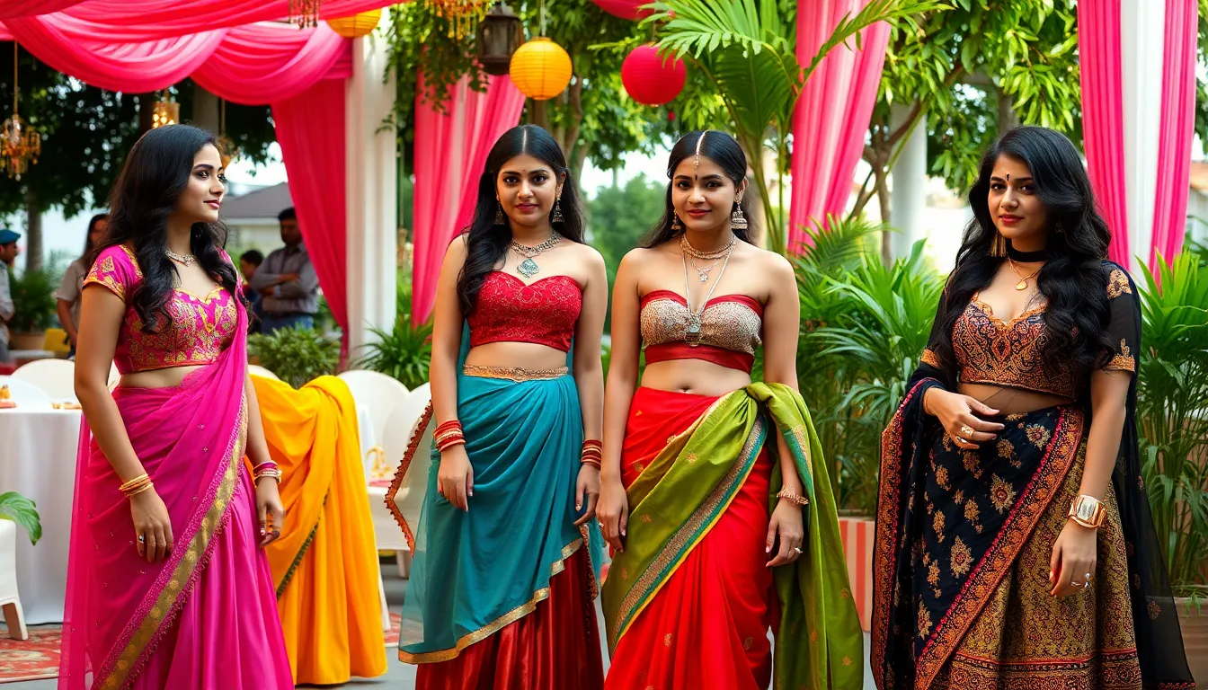 Ultimate Guide to Crop Top and Skirt Indian Party Wear: Styling Tips & Trends 2025 4 Ultimate Guide to Crop Top and Skirt Indian Party Wear: Styling Tips & Trends 2025 3