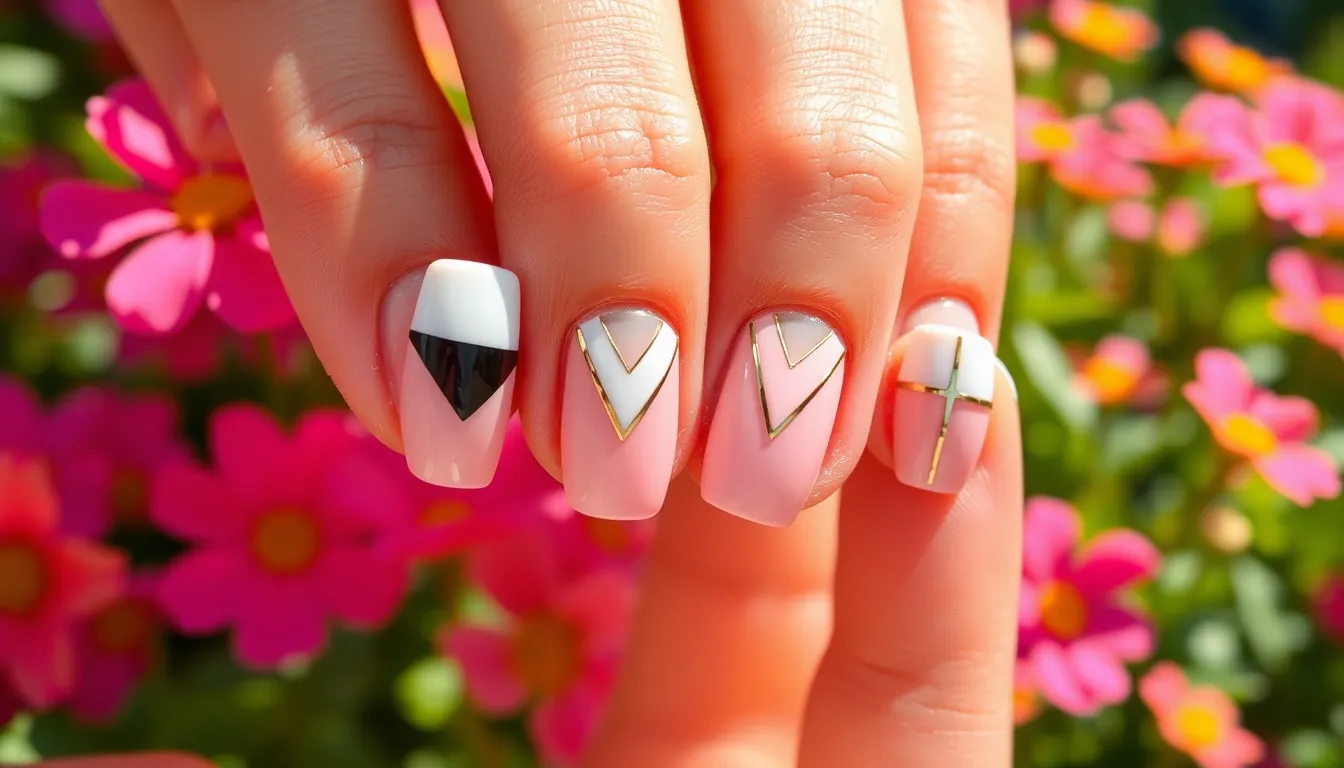50+ Cute Summer Nail Ideas for Short Nails That Actually Look Amazing 4 50+ Cute Summer Nail Ideas for Short Nails That Actually Look Amazing 3