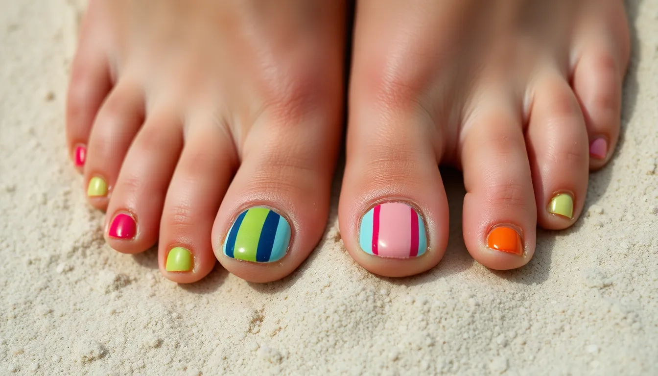 15 Easy Toe Nail Designs for Beginners That Look Like You Went to a Salon 4 15 Easy Toe Nail Designs for Beginners That Look Like You Went to a Salon 3