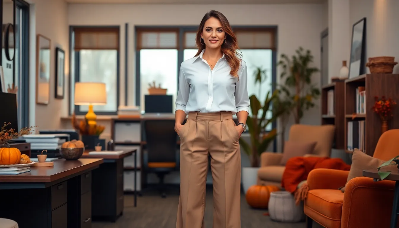 25 Chic Fall Business Casual Outfits for Women That Work in Any Office 4 25 Chic Fall Business Casual Outfits for Women That Work in Any Office 3