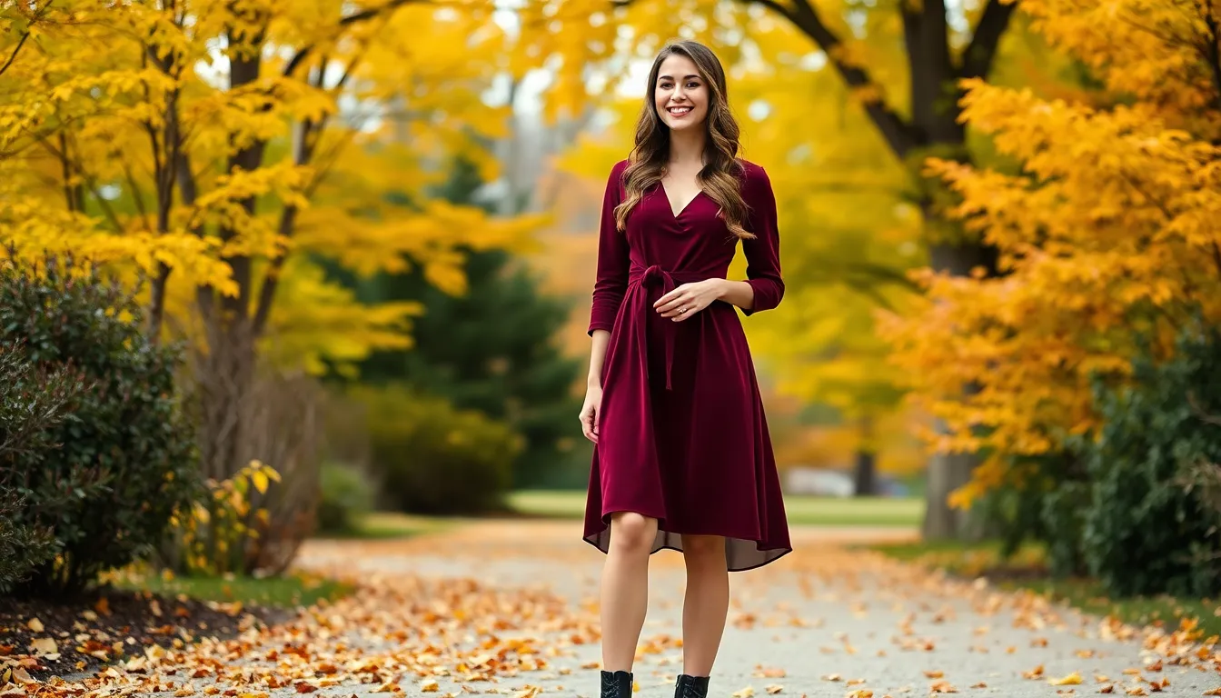 Fall Wedding Guest Dress with Boots: 15 Stylish Outfit Ideas for Autumn Ceremonies 4 Fall Wedding Guest Dress with Boots: 15 Stylish Outfit Ideas for Autumn Ceremonies 3