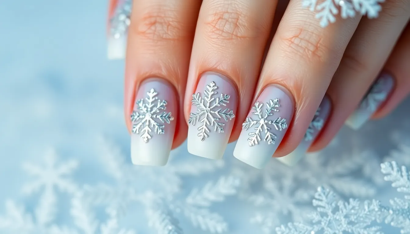 25 Stunning French Tip Christmas Nail Ideas for Square Nails (2025 Holiday Trends) 4 25 Stunning French Tip Christmas Nail Ideas for Square Nails (2025 Holiday Trends) 3