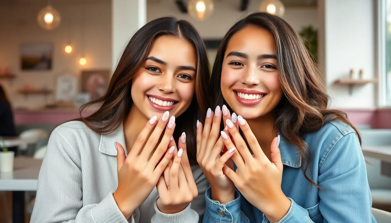 25 Matching Nail Sets for Best Friends That'll Make You Both Look Amazing 4 25 Matching Nail Sets for Best Friends That'll Make You Both Look Amazing 3