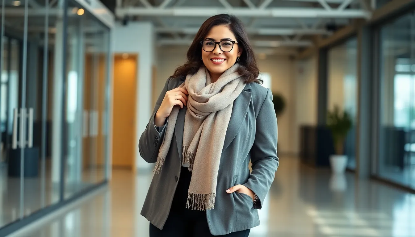 15 Chic Plus Size Fall Outfits for Work That'll Make You Look Like a Boss 4 15 Chic Plus Size Fall Outfits for Work That'll Make You Look Like a Boss 3
