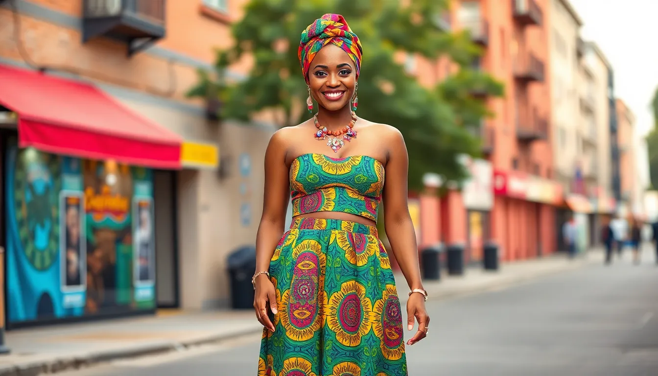 25 Stunning Skirt and Blouse Ankara Styles for Women That Turn Heads 4 25 Stunning Skirt and Blouse Ankara Styles for Women That Turn Heads 3