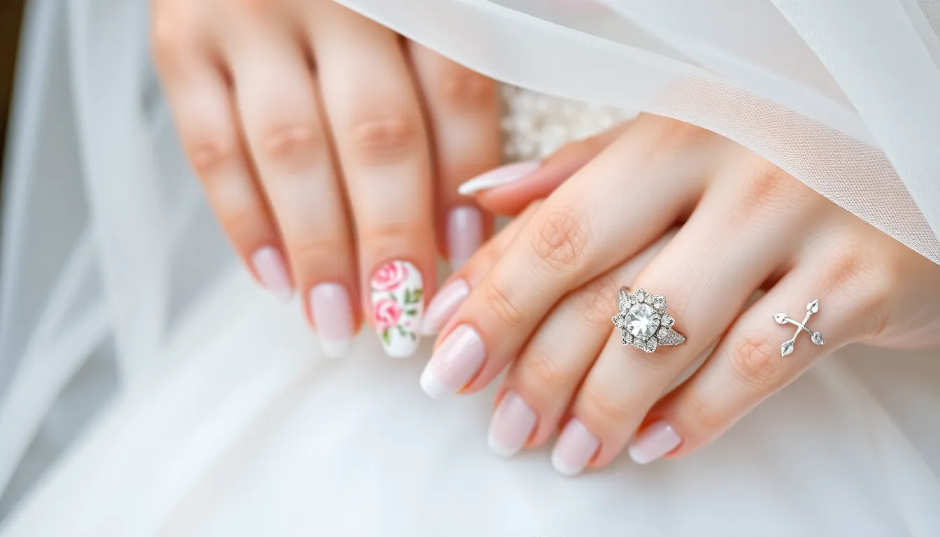 50+ Stunning Wedding Nail Ideas for the Bride: From Classic to Bold Designs 4 50+ Stunning Wedding Nail Ideas for the Bride: From Classic to Bold Designs 3