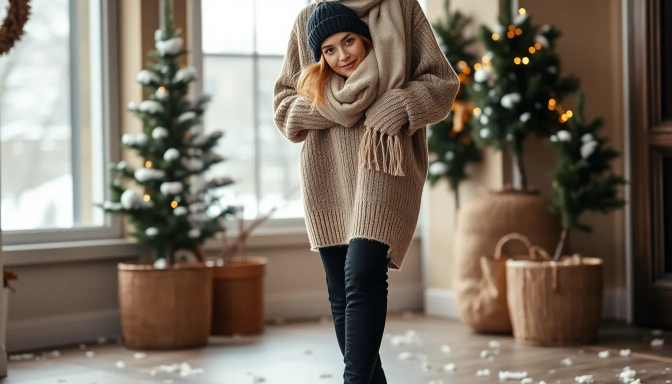 25 Chic Black Knee High Boots Winter Outfits That'll Keep You Stylish & Warm 6 25 Chic Black Knee High Boots Winter Outfits That'll Keep You Stylish & Warm 5
