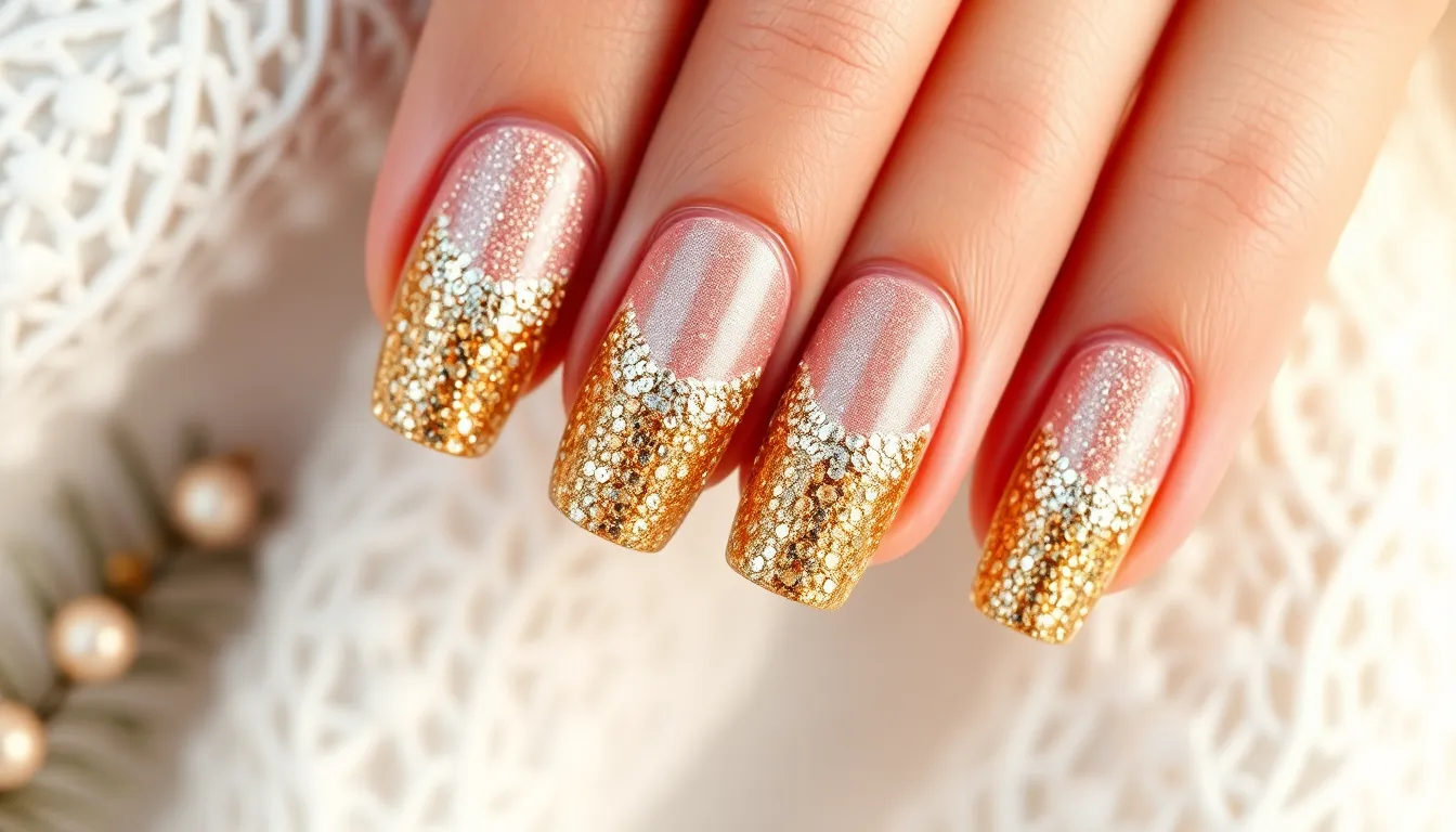 25 Stunning Christmas Nail Designs for Short Nails That'll Wow Everyone 6 25 Stunning Christmas Nail Designs for Short Nails That'll Wow Everyone 5