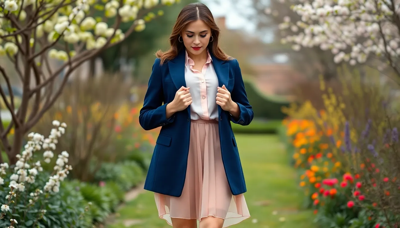 15 Chic Dark Blue Blazer Outfits for Women That Work for Any Occasion 6 15 Chic Dark Blue Blazer Outfits for Women That Work for Any Occasion 5