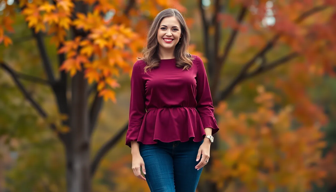 15 Stunning Fall Outfits for Mid Size Women That Actually Flatter Your Curves 6 15 Stunning Fall Outfits for Mid Size Women That Actually Flatter Your Curves 5