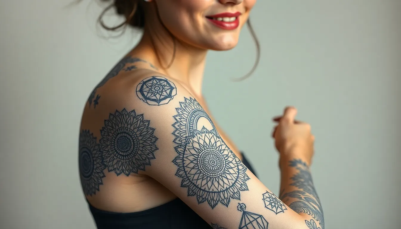50+ Stunning Female Sleeve Tattoo Ideas for Women (2025 Design Guide) 6 50+ Stunning Female Sleeve Tattoo Ideas for Women (2025 Design Guide) 5