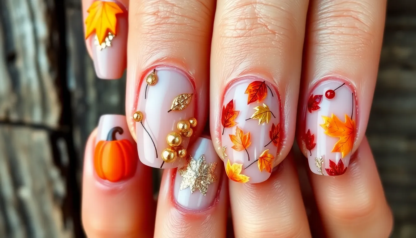 25 Stunning Gel Nail Designs for Fall Autumn (Trending 2025 Ideas) 6 25 Stunning Gel Nail Designs for Fall Autumn (Trending 2025 Ideas) 5