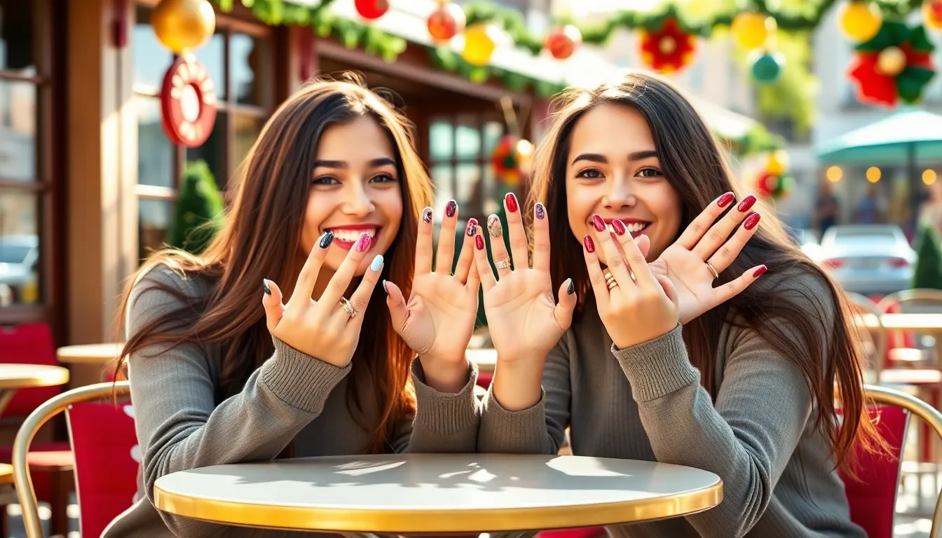 25 Matching Nail Sets for Best Friends That'll Make You Both Look Amazing 6 25 Matching Nail Sets for Best Friends That'll Make You Both Look Amazing 5