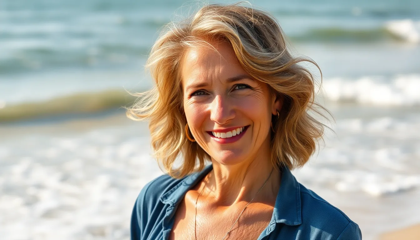 25 Stunning Mid Length Hairstyles for Women Over 50 That Look Amazing 6 25 Stunning Mid Length Hairstyles for Women Over 50 That Look Amazing 5