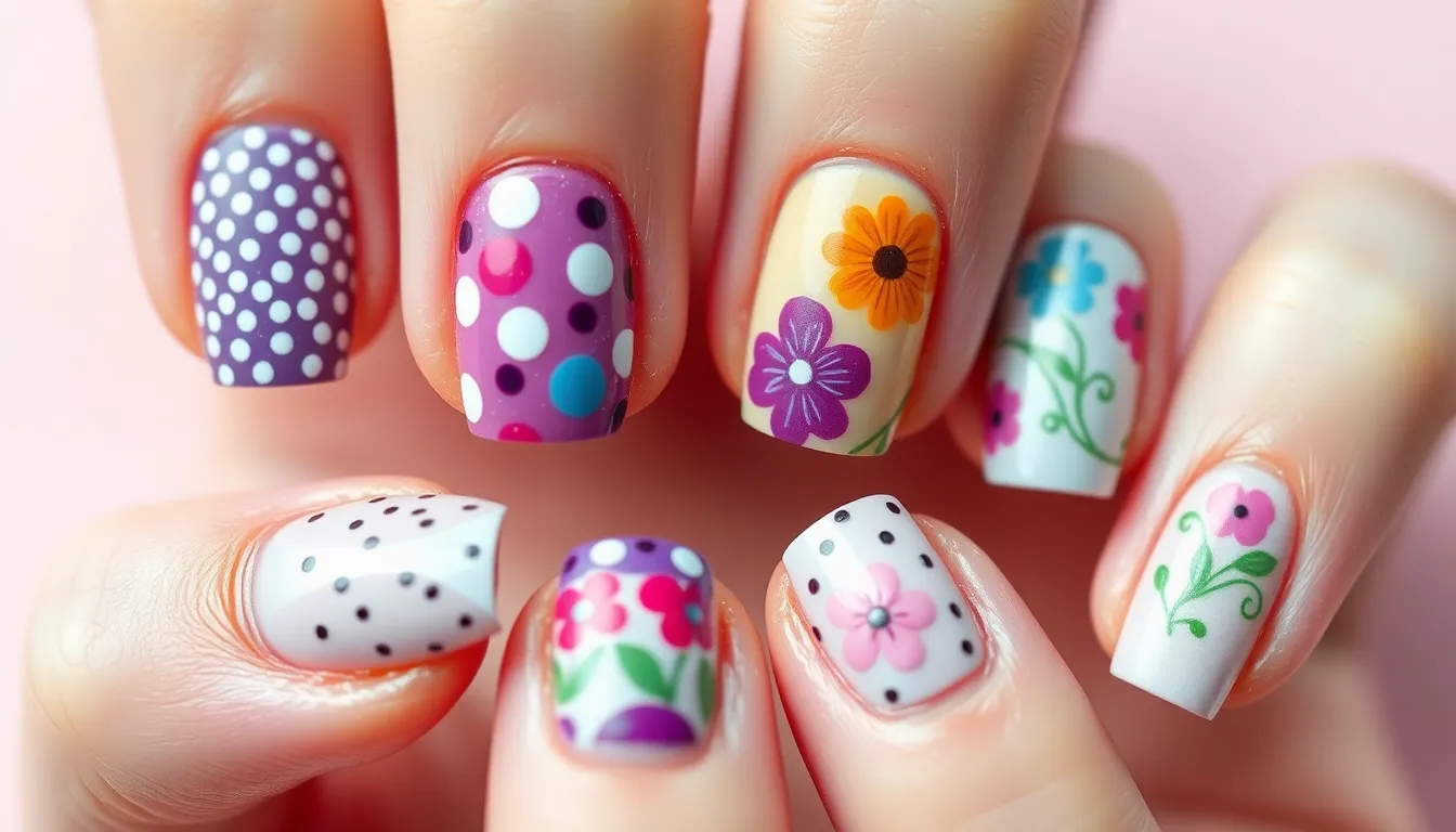25 Stunning Nail Art Ideas for Short Square Nails That Look Amazing 5