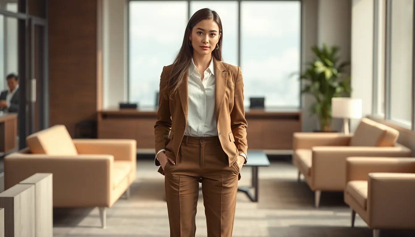 25 Chic Semi Formal Office Outfits for Women That Actually Work in 2025 6 25 Chic Semi Formal Office Outfits for Women That Actually Work in 2025 5