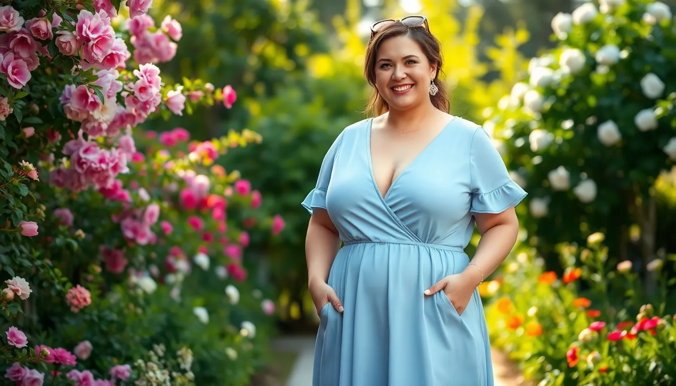 Spring Wedding Guest Dresses Plus Size: 15 Stunning Styles That Flatter Your Curves 6 Spring Wedding Guest Dresses Plus Size: 15 Stunning Styles That Flatter Your Curves 5