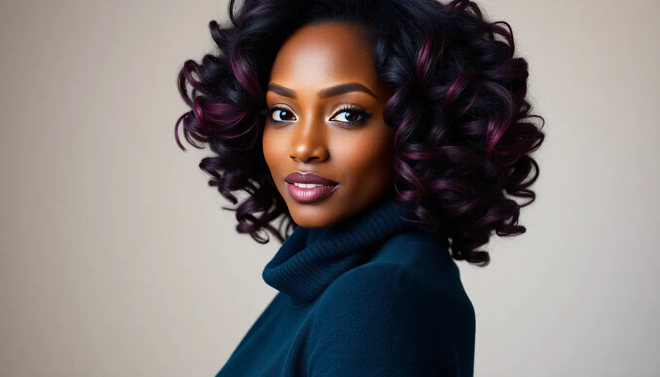 Winter Hair Color Ideas for Black Women: 2025's Hottest Shades & Styling Tips 6 Winter Hair Color Ideas for Black Women: 2025's Hottest Shades & Styling Tips 5