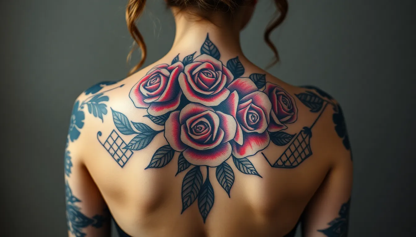 25 Stunning Back Tattoo Cover Up Ideas for Women (With Expert Tips) 8 25 Stunning Back Tattoo Cover Up Ideas for Women (With Expert Tips) 7