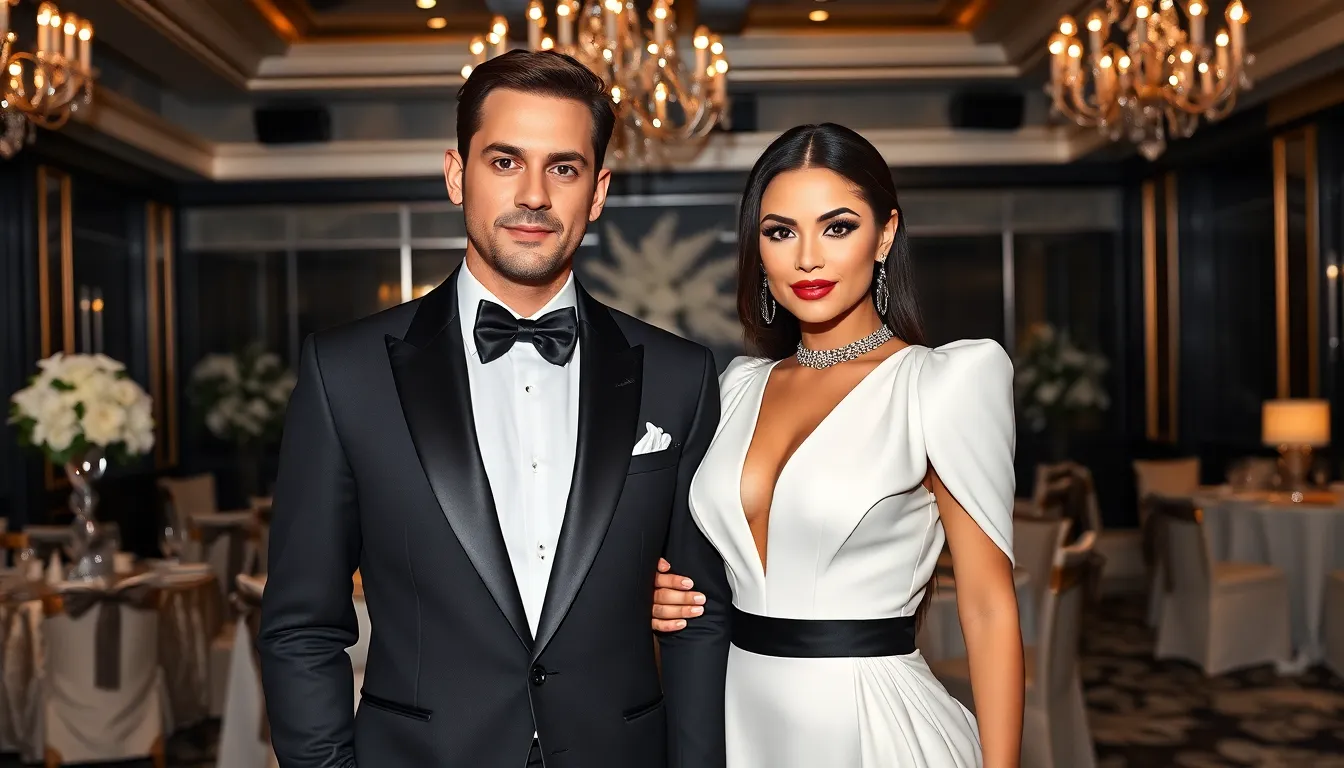 25 Stunning Black and White Themed Party Outfits That Will Make You Stand Out 8 25 Stunning Black and White Themed Party Outfits That Will Make You Stand Out 7