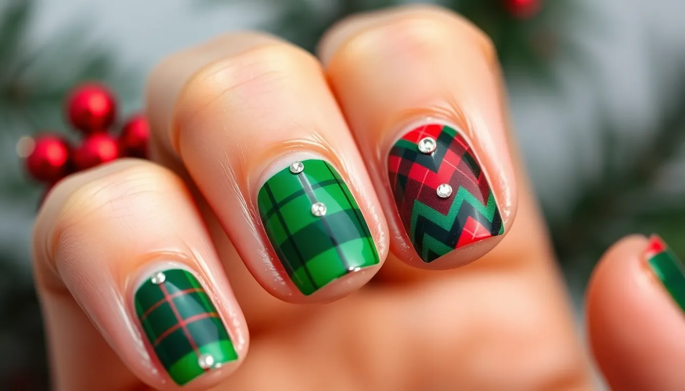25 Stunning Christmas Nail Designs Red and Green That'll Make You Holiday Ready 8 25 Stunning Christmas Nail Designs Red and Green That'll Make You Holiday Ready 7