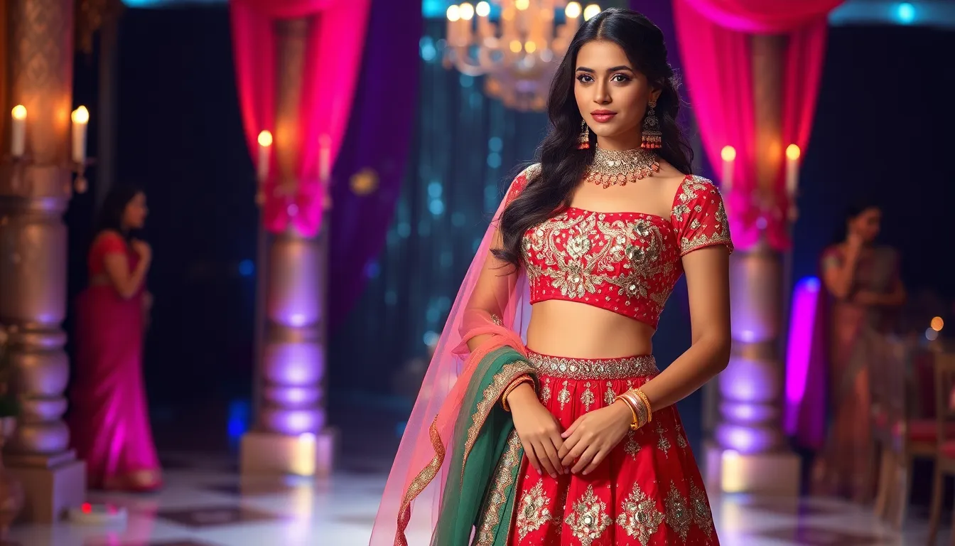 Ultimate Guide to Crop Top and Skirt Indian Party Wear: Styling Tips & Trends 2025 8 Ultimate Guide to Crop Top and Skirt Indian Party Wear: Styling Tips & Trends 2025 7