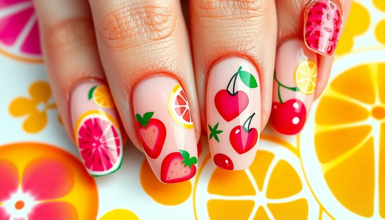 50+ Cute Acrylic Nail Designs for Summer That'll Make You Beach Ready 8 50+ Cute Acrylic Nail Designs for Summer That'll Make You Beach Ready 7
