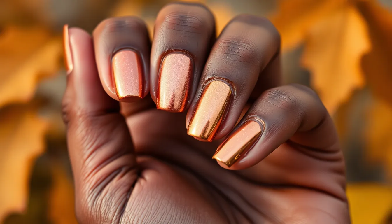 12 Stunning Fall Nail Colors That Make Brown Skin Absolutely Glow 8 12 Stunning Fall Nail Colors That Make Brown Skin Absolutely Glow 7