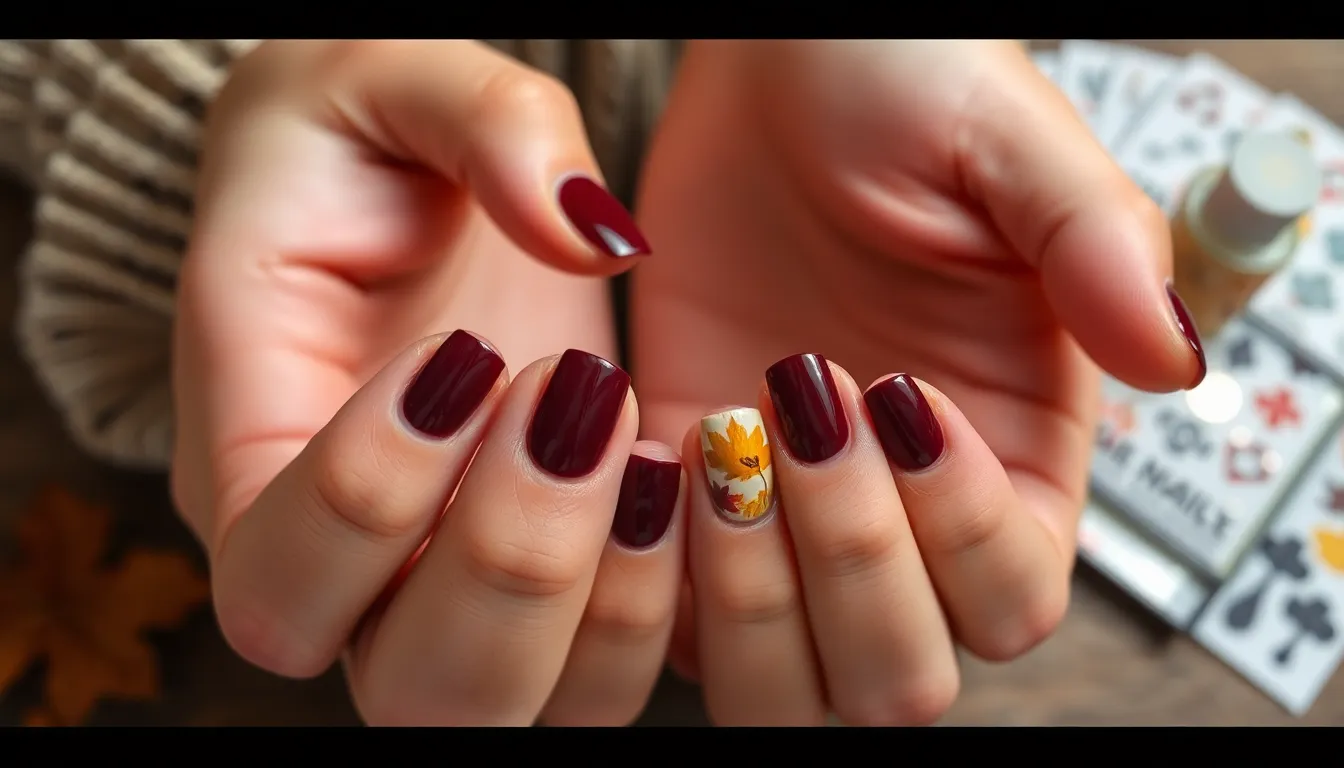 25 Stunning Fall Nail Designs for Short Nails That Actually Look Amazing 8 25 Stunning Fall Nail Designs for Short Nails That Actually Look Amazing 7