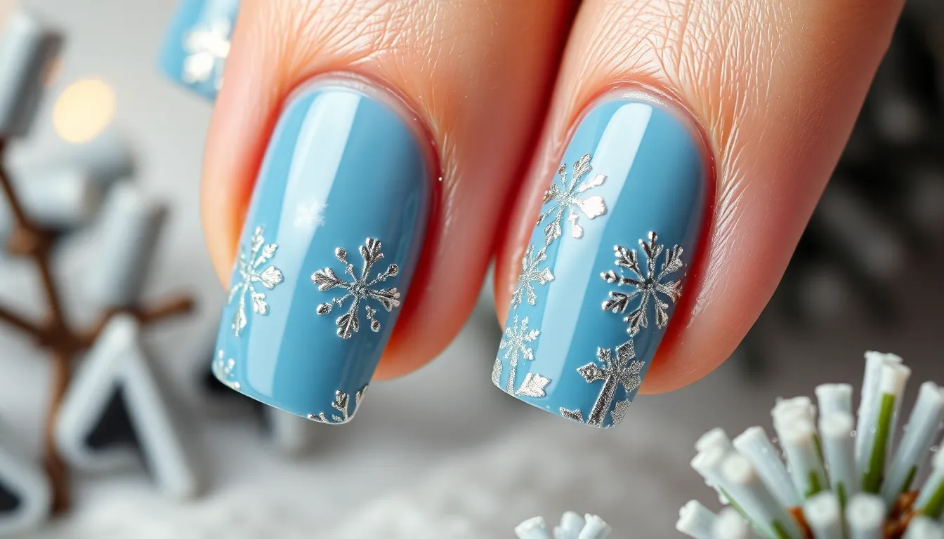 25 Stunning French Tip Christmas Nail Ideas for Square Nails (2025 Holiday Trends) 8 25 Stunning French Tip Christmas Nail Ideas for Square Nails (2025 Holiday Trends) 7