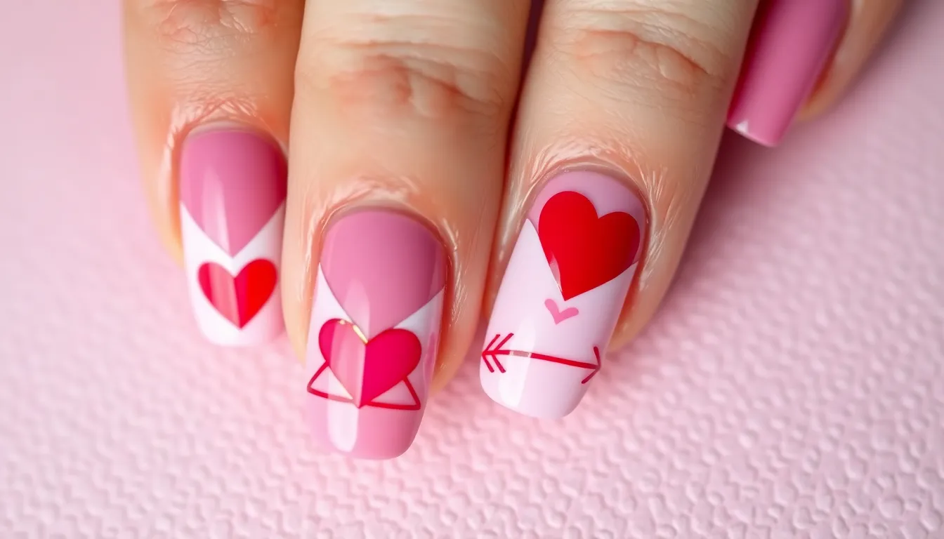 15 Stunning Gel Nail Designs for Valentine's Day That'll Make Hearts Skip a Beat 8 15 Stunning Gel Nail Designs for Valentine's Day That'll Make Hearts Skip a Beat 7