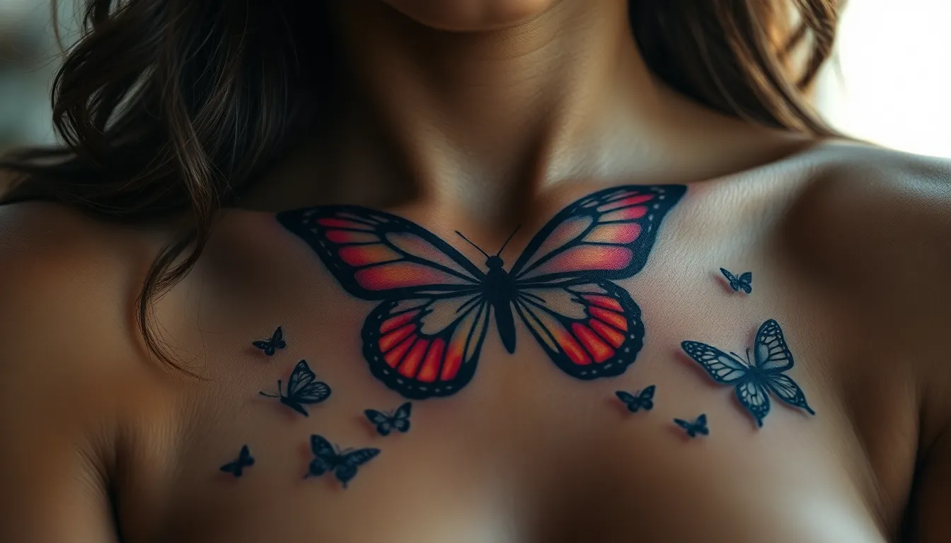 40 Stunning Chest Tattoo Ideas for Black Women: Bold Designs That Celebrate You 8 40 Stunning Chest Tattoo Ideas for Black Women: Bold Designs That Celebrate You 7