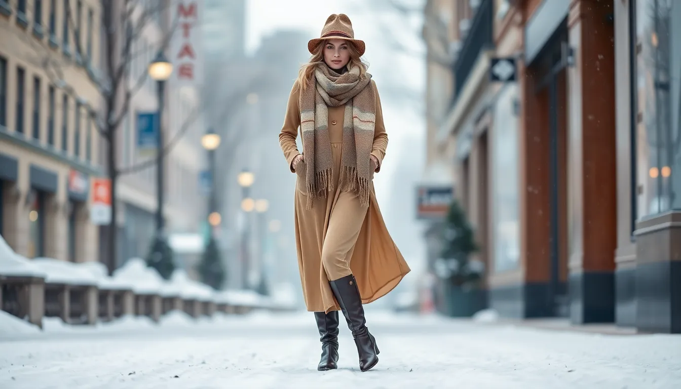 How to Wear a Dress in Winter: 8 Stylish Layering Tips to Stay Warm and Chic 8 How to Wear a Dress in Winter: 8 Stylish Layering Tips to Stay Warm and Chic 7