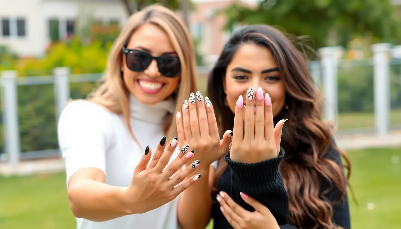 25 Matching Nail Sets for Best Friends That'll Make You Both Look Amazing 8 25 Matching Nail Sets for Best Friends That'll Make You Both Look Amazing 7