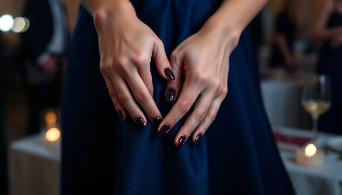 Best Nail Colors for Navy Blue Dress: 15 Perfect Shades That Always Work 8 Best Nail Colors for Navy Blue Dress: 15 Perfect Shades That Always Work 7