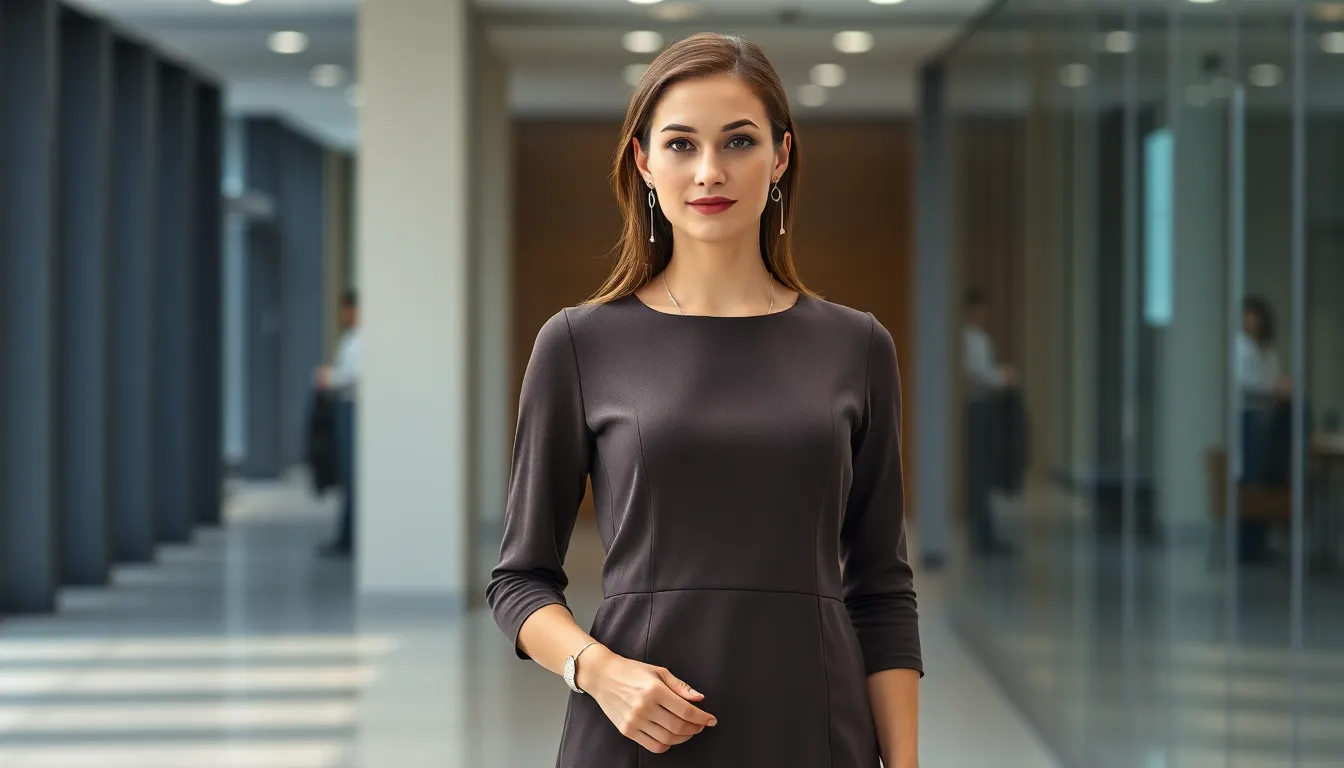 25 Best Office Dresses for Women: Professional Work Attire Guide 2025 8 25 Best Office Dresses for Women: Professional Work Attire Guide 2025 7