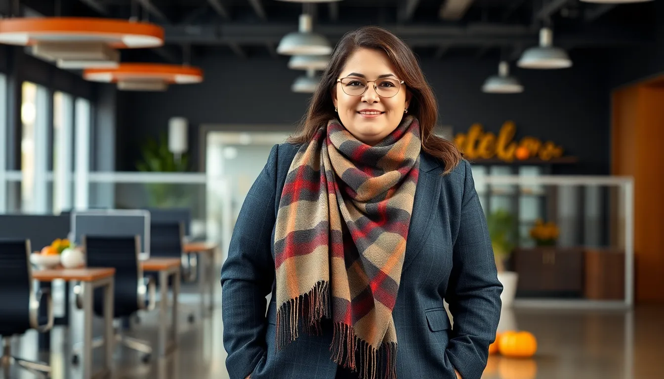 15 Chic Plus Size Fall Outfits for Work That'll Make You Look Like a Boss 8 15 Chic Plus Size Fall Outfits for Work That'll Make You Look Like a Boss 7