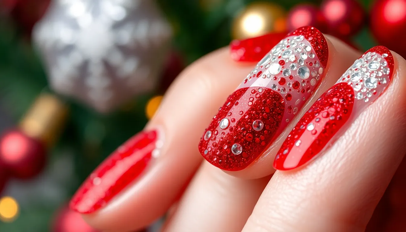 25 Stunning Red and White Christmas Nail Designs You'll Want to Try This Holiday Season 8 25 Stunning Red and White Christmas Nail Designs You'll Want to Try This Holiday Season 7