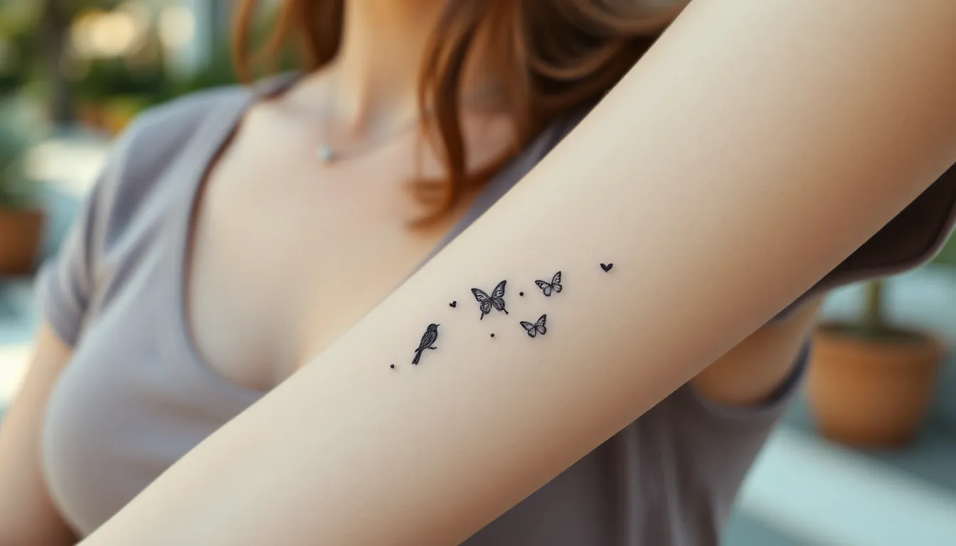 50+ Small Tattoo Ideas for Women's Arms: Delicate Designs That Make a Statement 8 50+ Small Tattoo Ideas for Women's Arms: Delicate Designs That Make a Statement 7