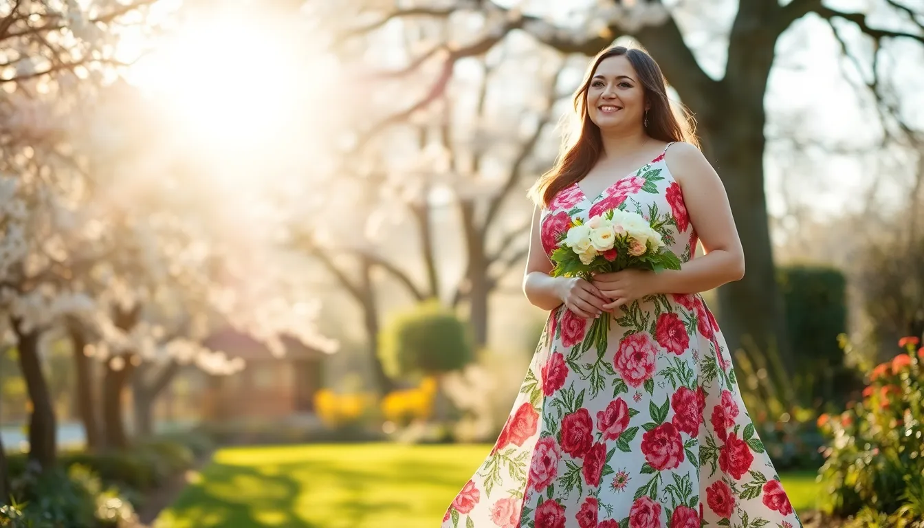 Spring Wedding Guest Dresses Plus Size: 15 Stunning Styles That Flatter Your Curves 8 Spring Wedding Guest Dresses Plus Size: 15 Stunning Styles That Flatter Your Curves 7