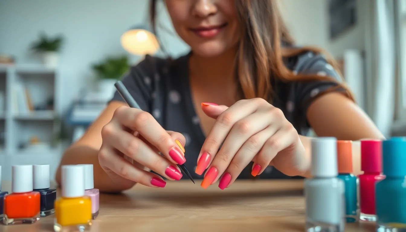 Easy Step by Step Nail Art for Beginners: 7 Simple Designs You Can Master at Home 8 Easy Step by Step Nail Art for Beginners: 7 Simple Designs You Can Master at Home 7