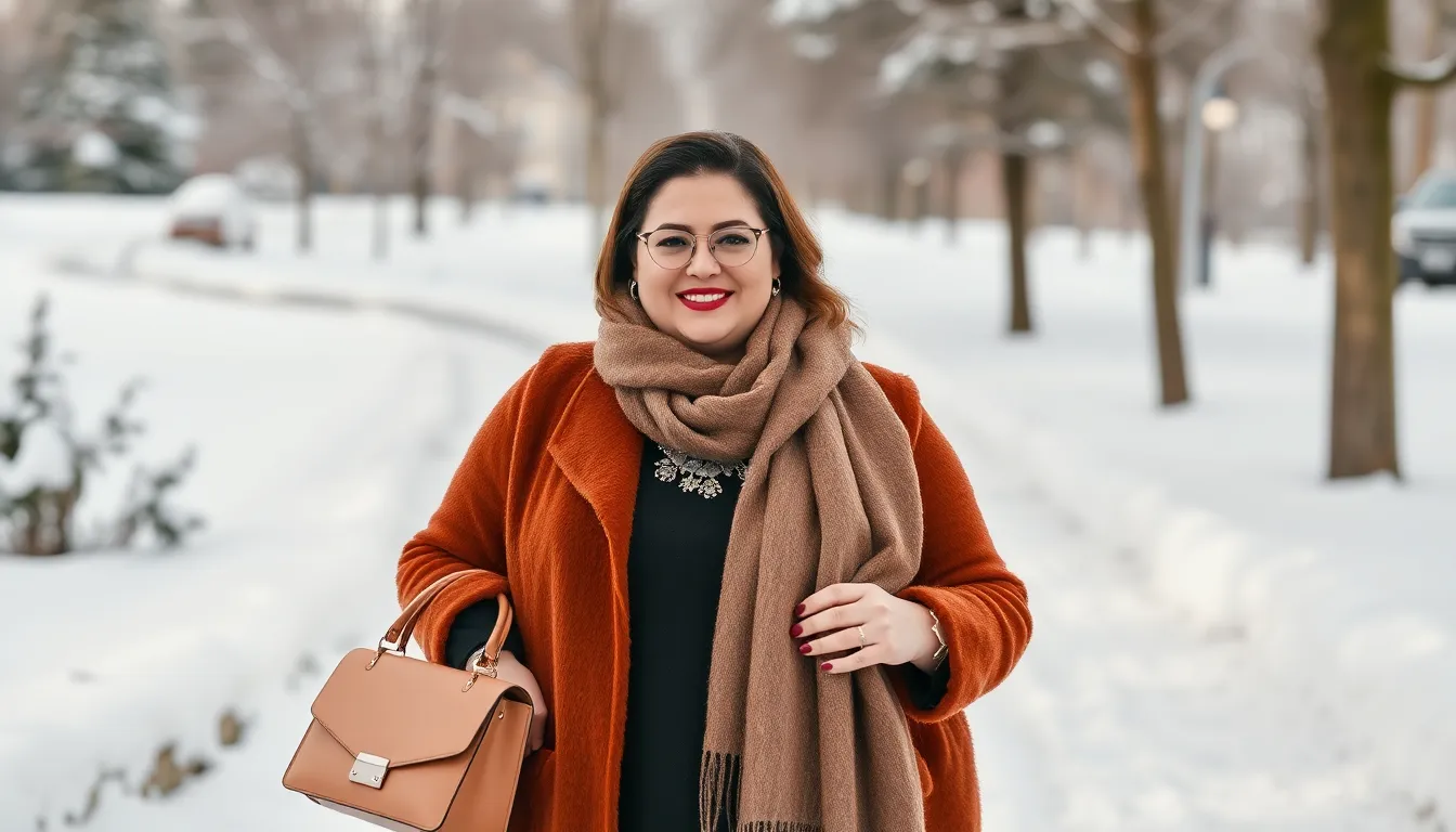 Plus Size Winter Wedding Guest Outfits: 15 Chic Looks That Keep You Warm & Stylish 8 Plus Size Winter Wedding Guest Outfits: 15 Chic Looks That Keep You Warm & Stylish 7