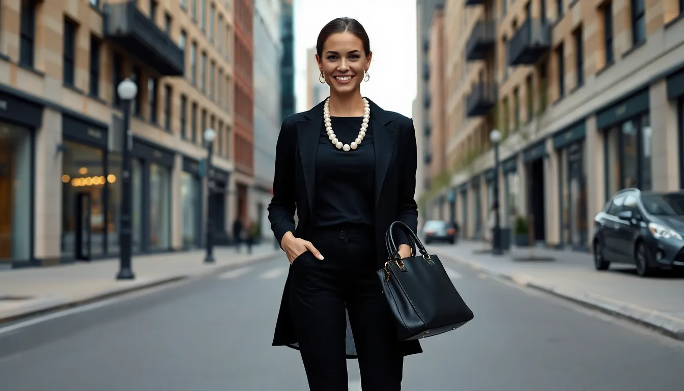 Classy All Black Outfits for Women: 15 Timeless Looks That Command Attention 10 Classy All Black Outfits for Women: 15 Timeless Looks That Command Attention 9