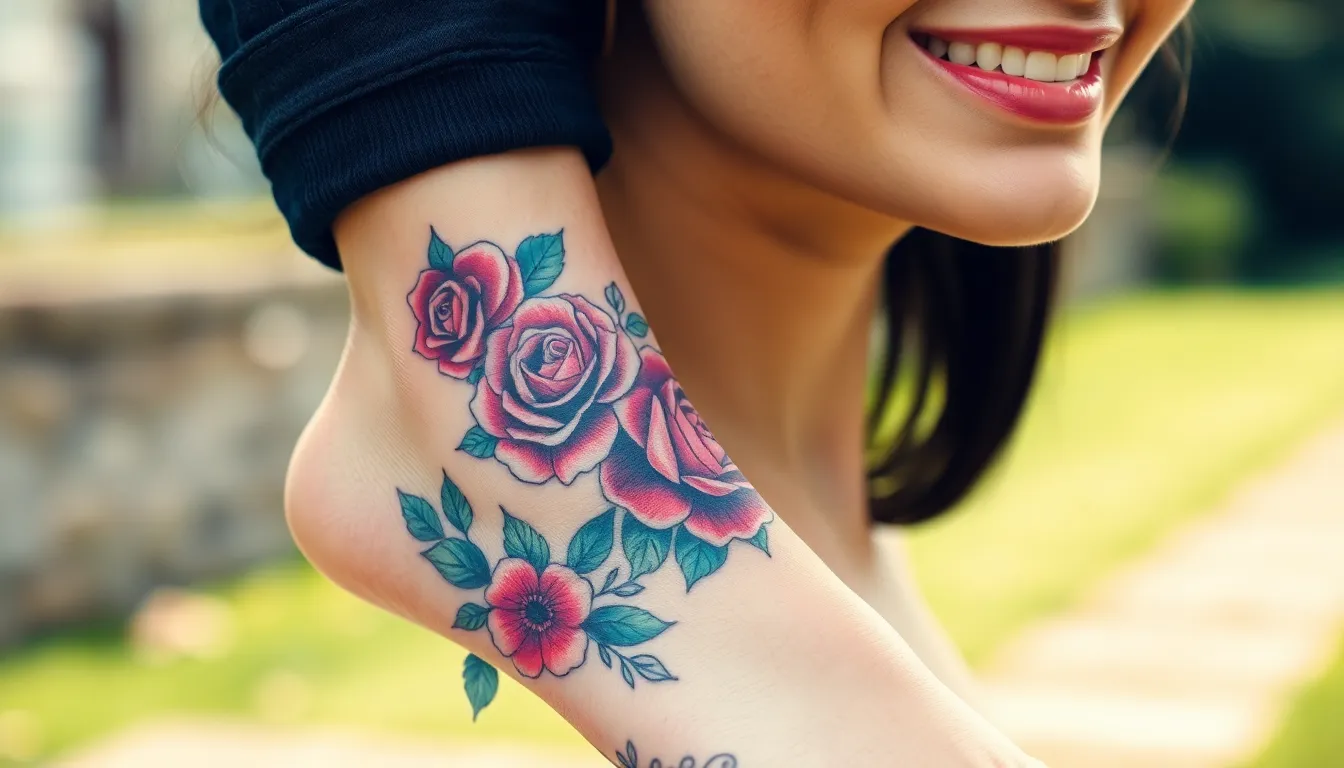 25 Stunning Ankle Tattoo Cover Up Ideas for Women That Actually Work 9