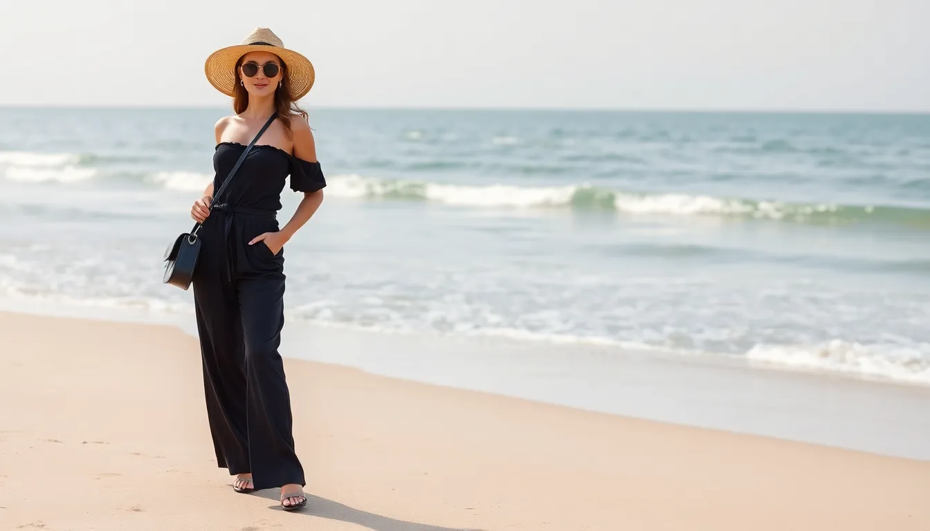 15 Chic Black Wide Leg Pants Outfit Summer Ideas You'll Want to Copy 10 15 Chic Black Wide Leg Pants Outfit Summer Ideas You'll Want to Copy 9