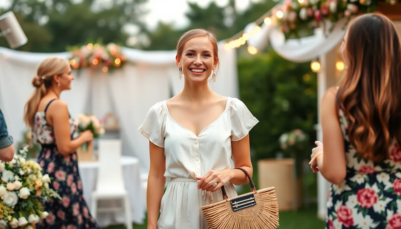 15 Stylish Casual Wedding Shower Outfits for Guests (What to Wear Guide) 10 15 Stylish Casual Wedding Shower Outfits for Guests (What to Wear Guide) 9