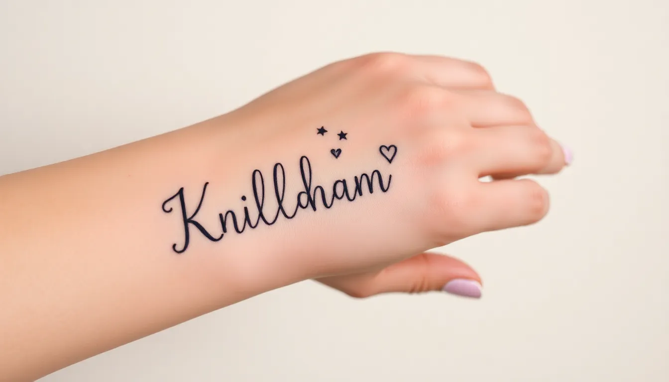 50+ Beautiful Child's Name Tattoo Ideas for Women (2025 Designs & Inspiration) 10 50+ Beautiful Child's Name Tattoo Ideas for Women (2025 Designs & Inspiration) 9