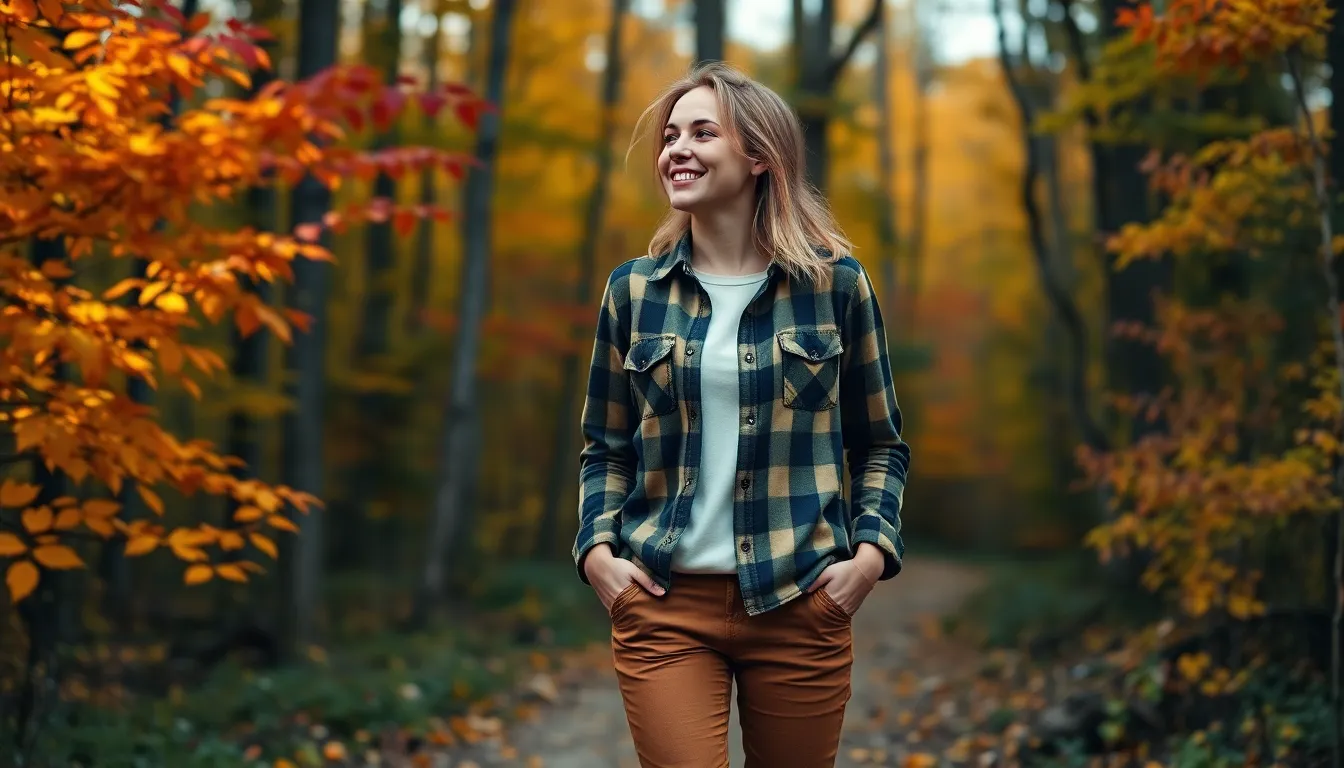 25 Cute Fall Hiking Outfits for Women That Look Amazing on Every Trail 10 25 Cute Fall Hiking Outfits for Women That Look Amazing on Every Trail 9
